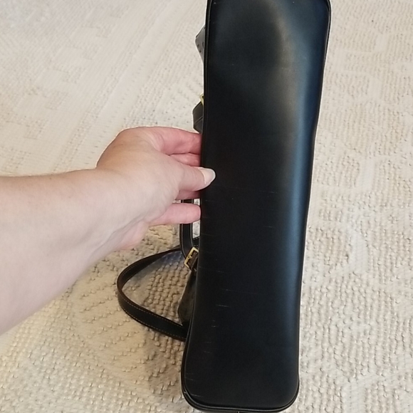 ARCADIA Made in Italy Embossed, Patent Leather Shoulder Bag Purse - Picture 11 of 16